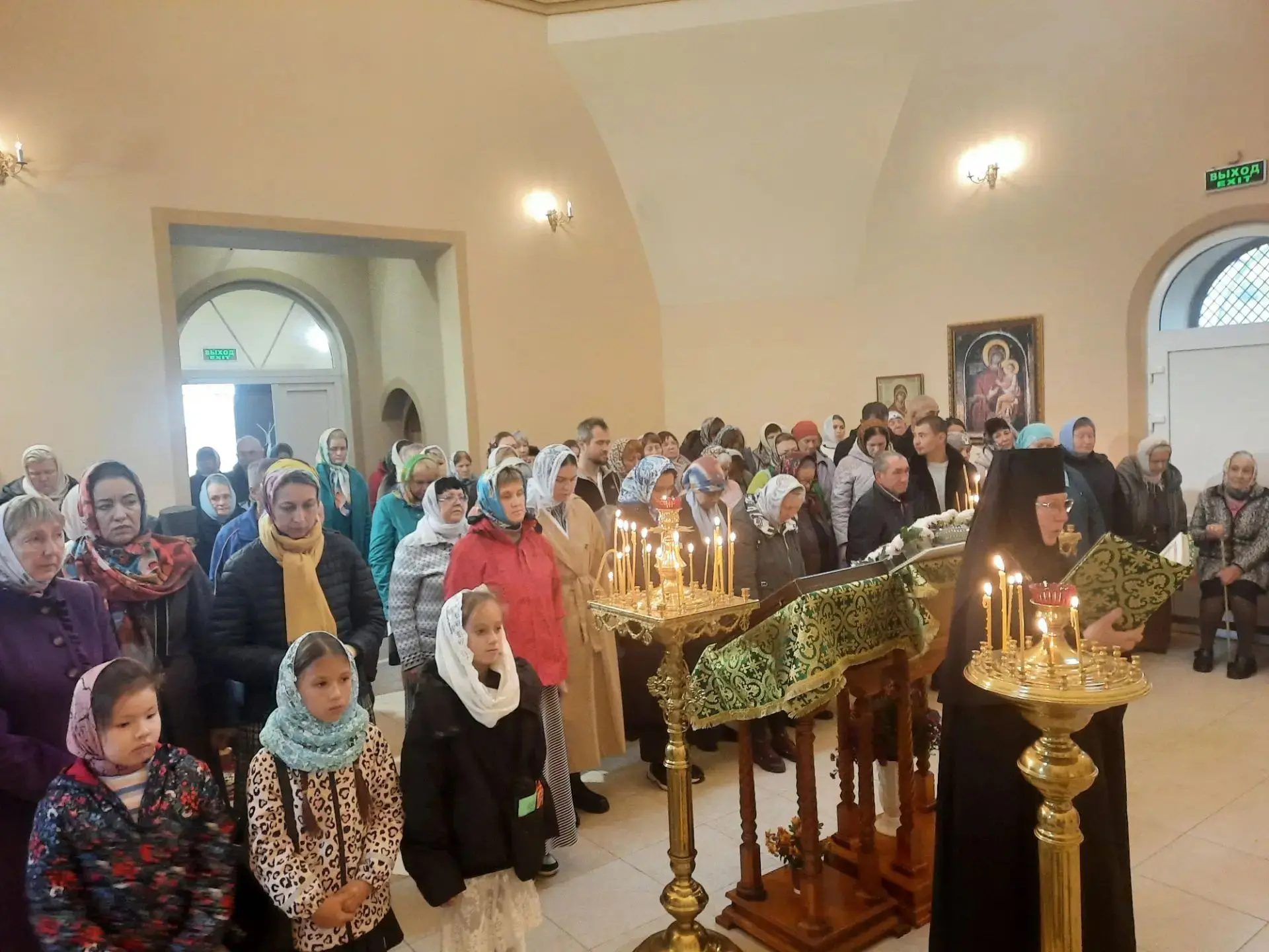 Сегодня 11.10.2026 года в Никольском женском монастыре "Святые пещеры" в день памяти пр...