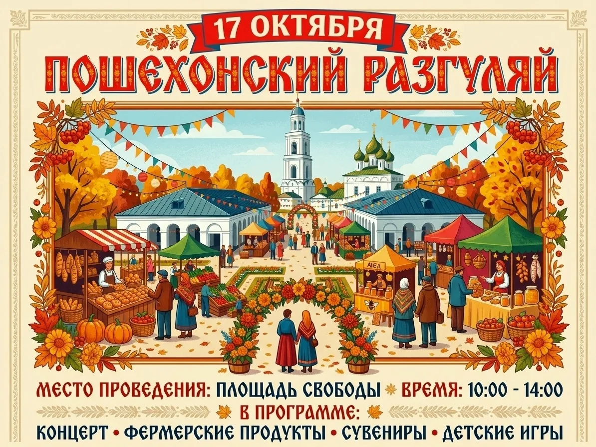 Встречаемся на ярмарке «Пошехонский разгуляй»!