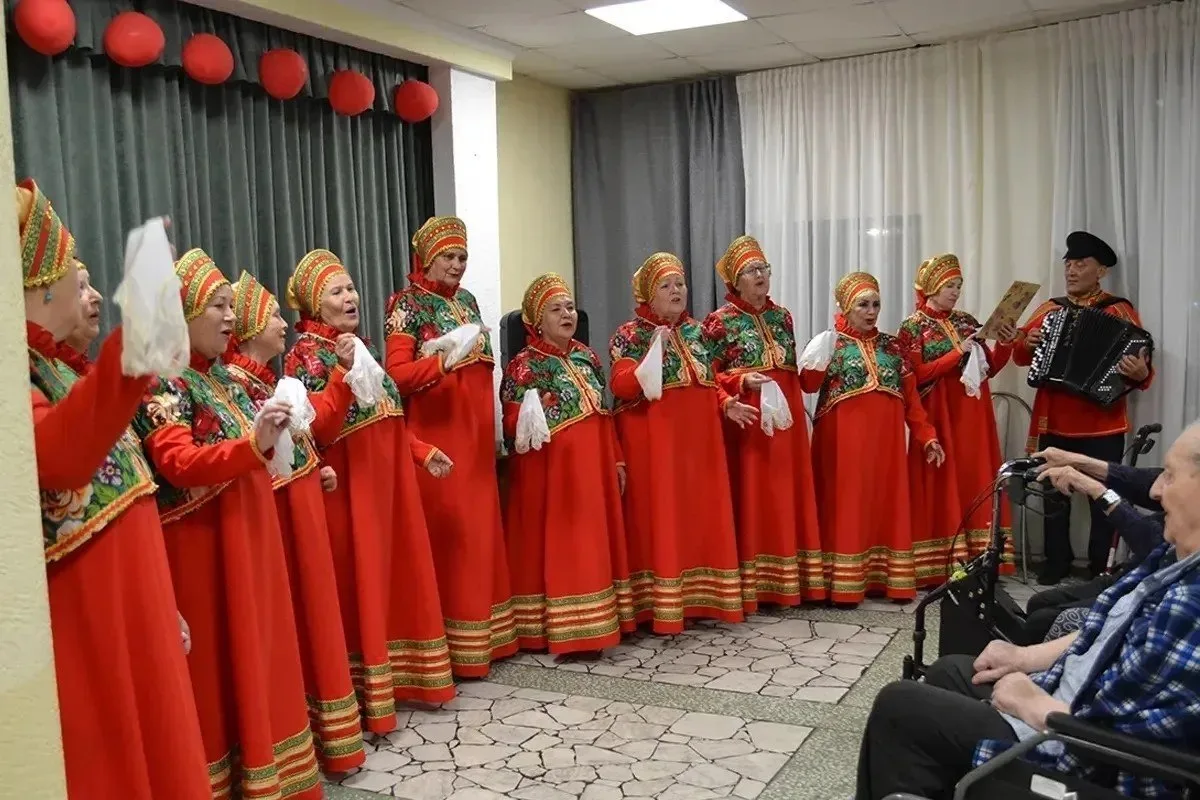 🎶 «Забавушка» выступила в доме-интернате