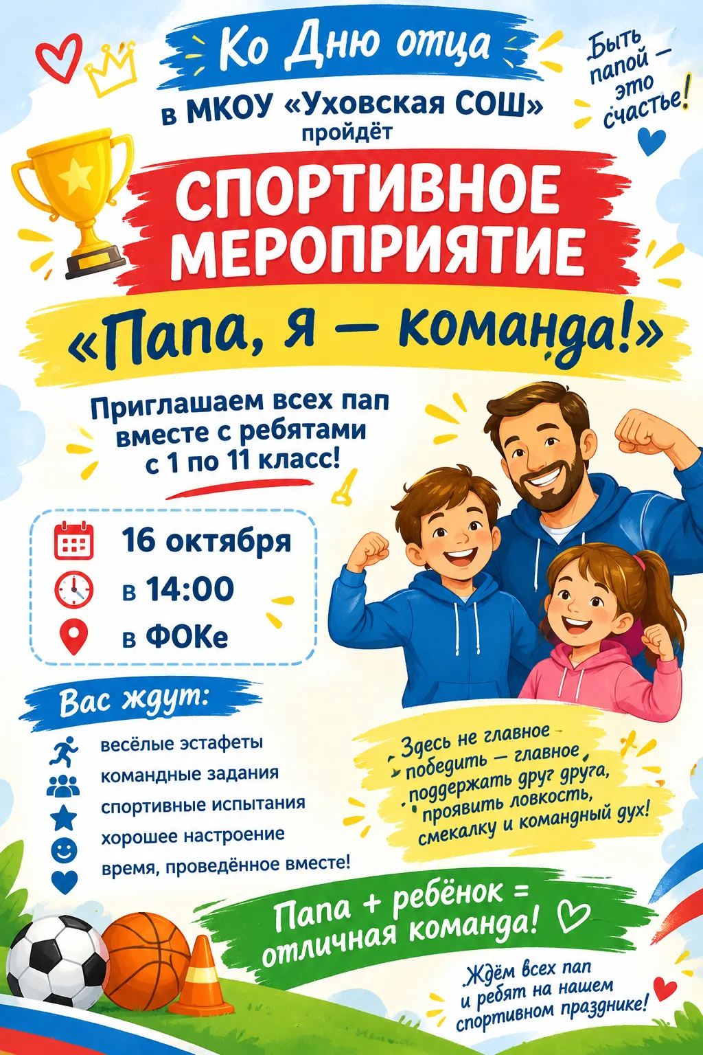 Дорогие папы и ребята👨👦💪