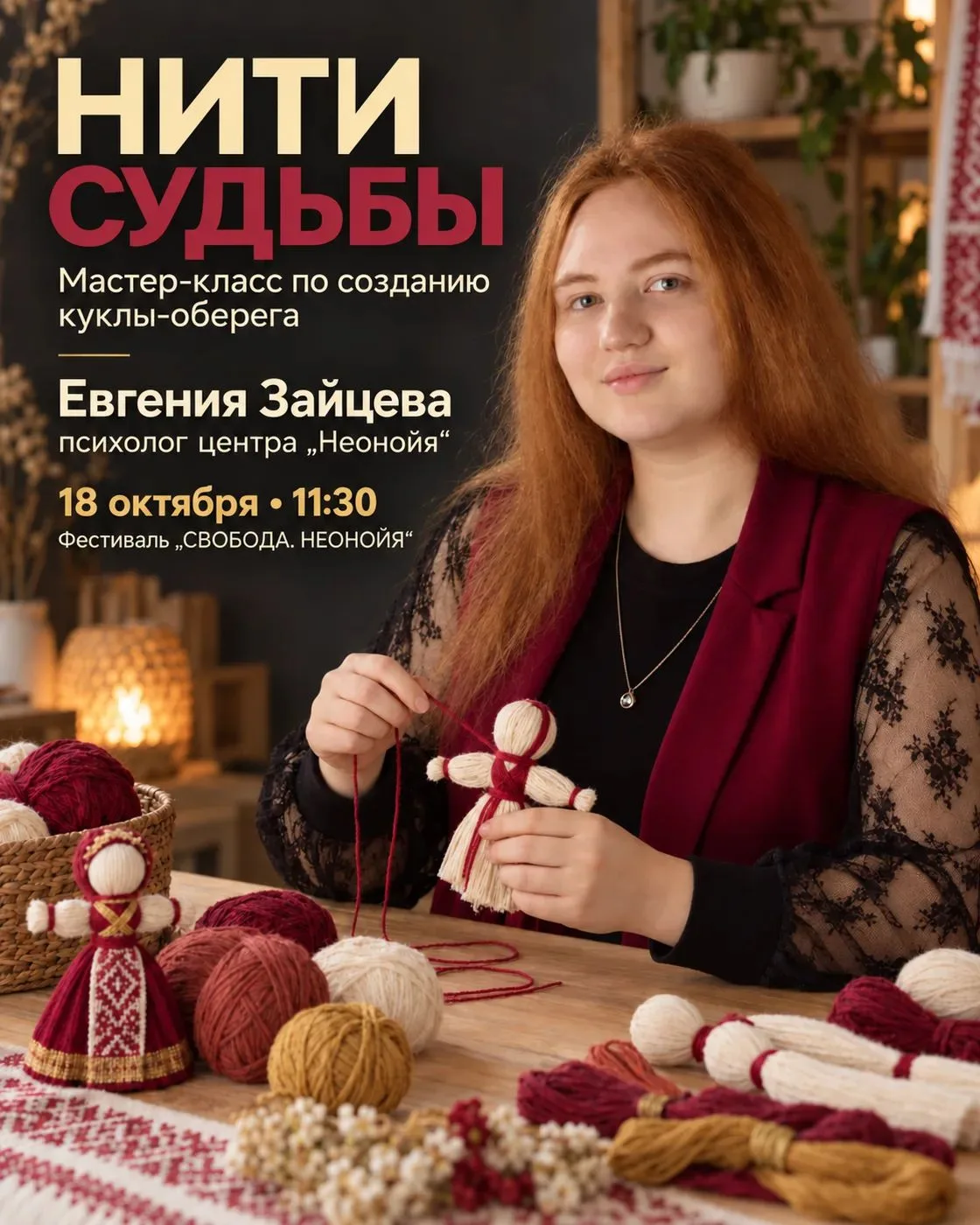 🧵 НИТИ СУДЬБЫ: СОЗДАЁМ ЛИЧНЫЙ ОБЕРЕГ