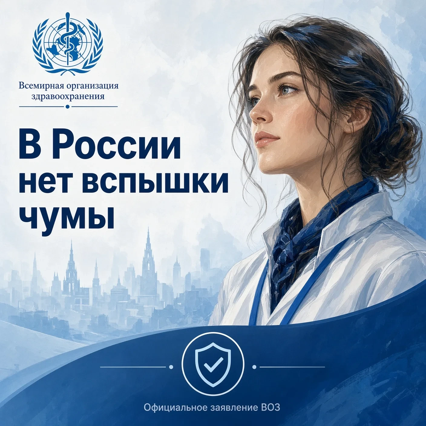 В России нет вспышки чумы — официальное заявление ВОЗ