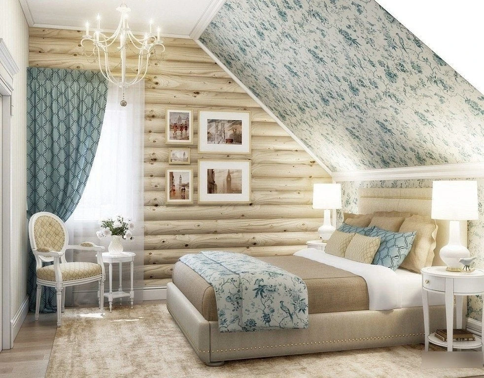 Что можно сделать с мансардой, если приложить фантазию.😍
