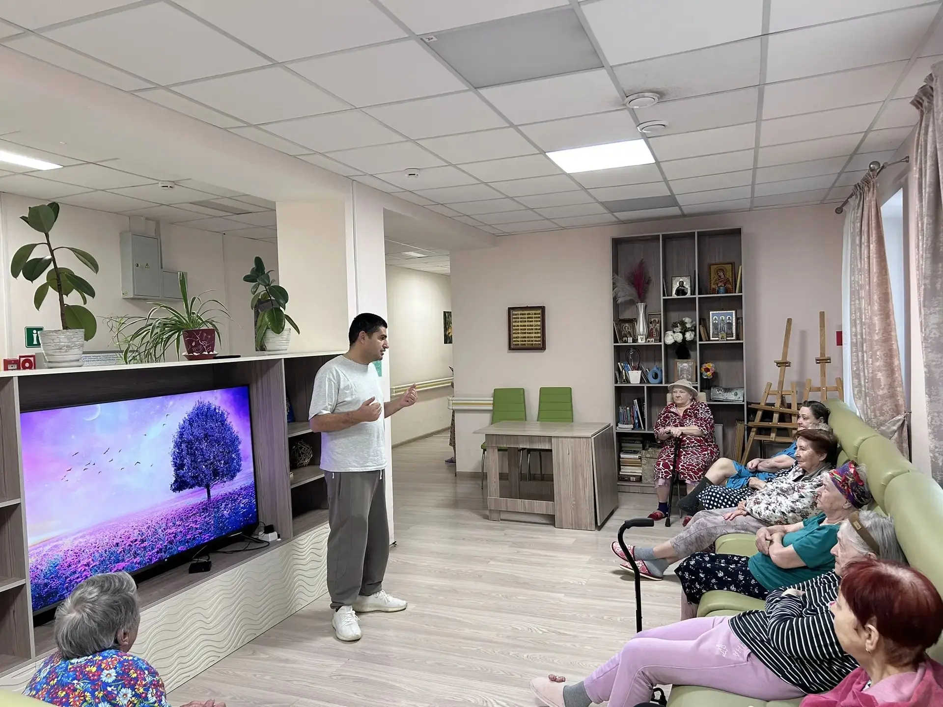 Психологическое равновесие в социально - геронтологическом отделении.