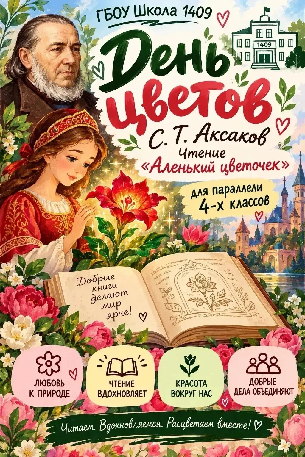 🌸 «День цветов» — праздник красоты, творчества и любимых книг! 🌺