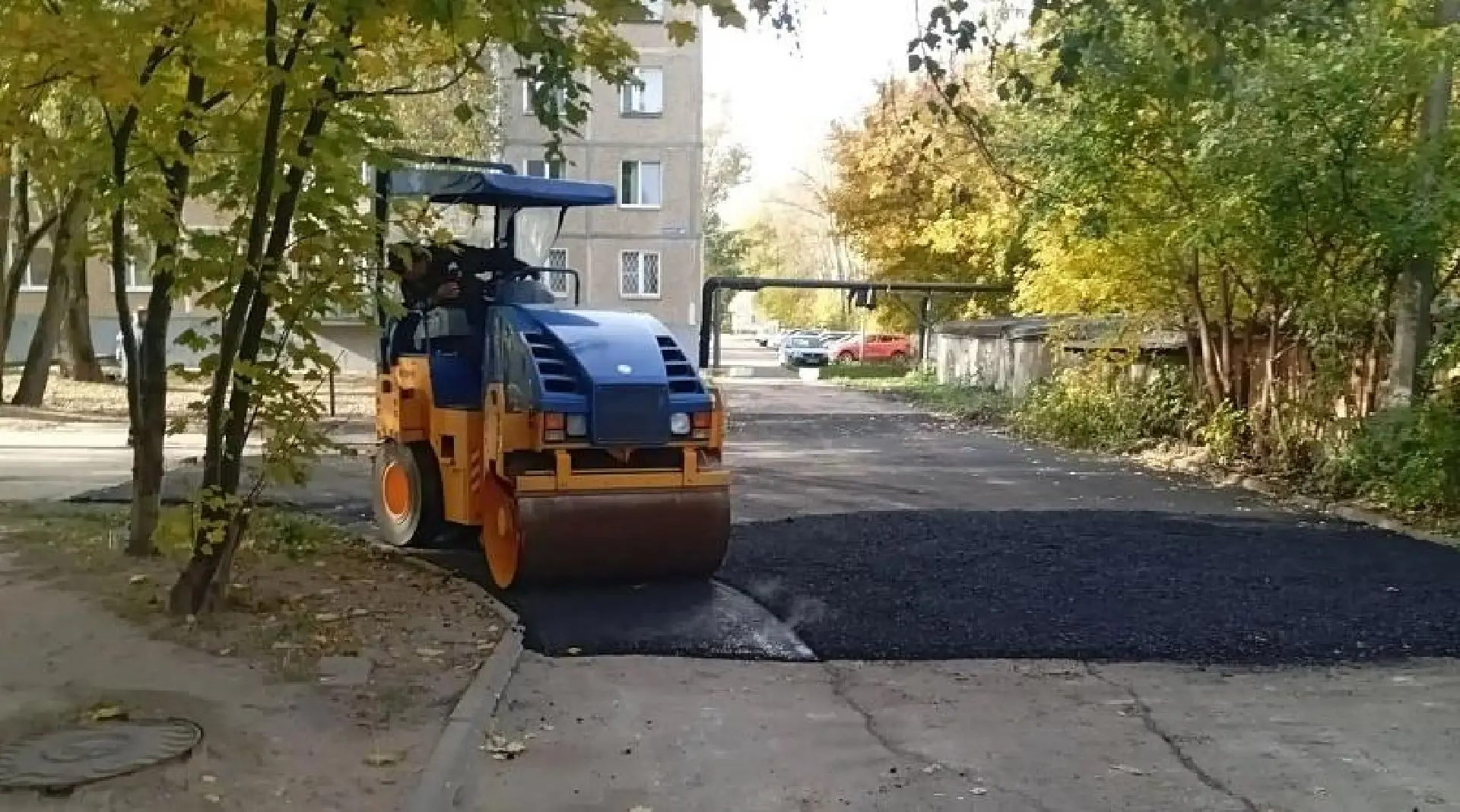 В Воскресенском городском округе продолжается плановый ремонт дорог.