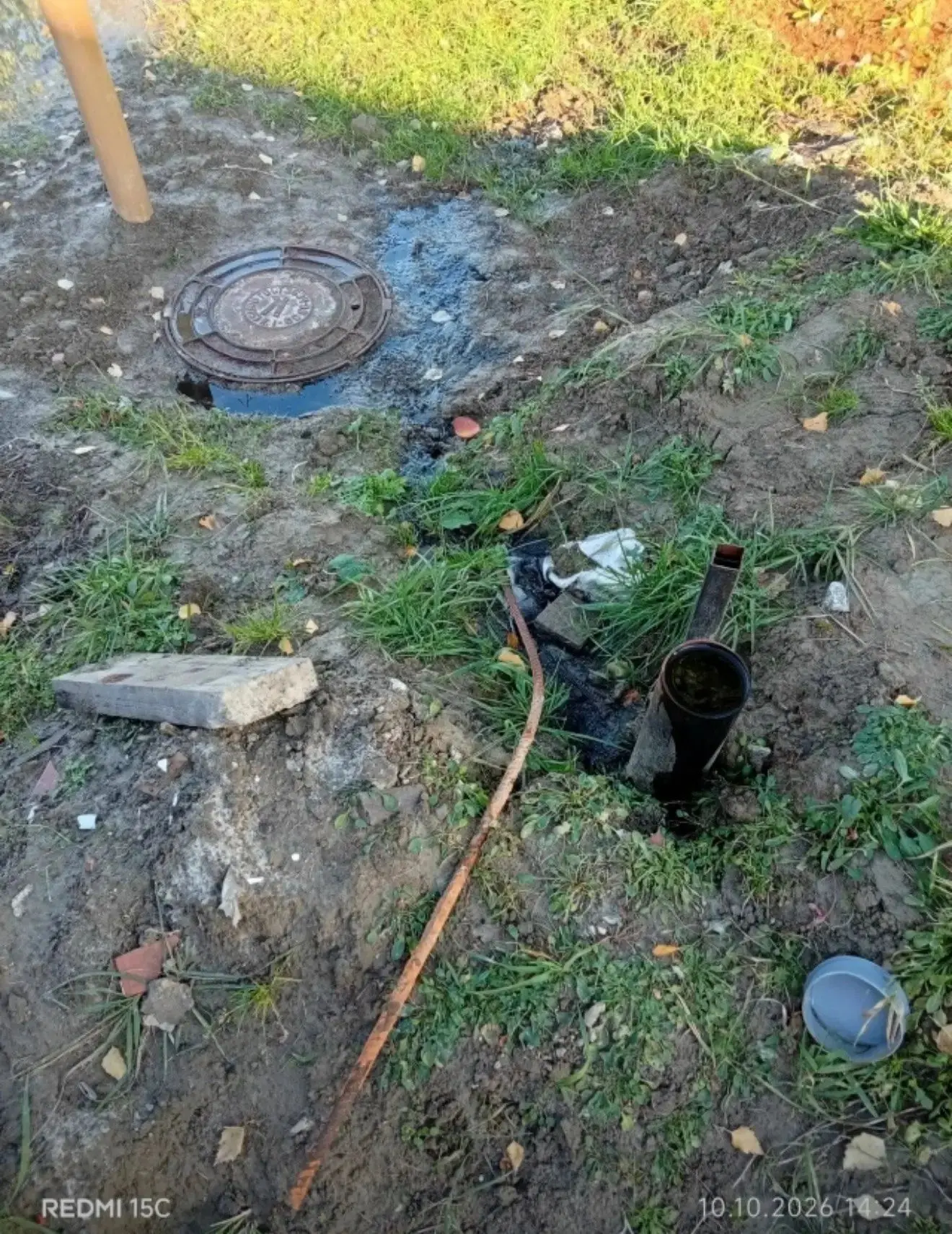Анонимно сосед устроил септик в одном метре от водяного колодца септик он у него перепо...