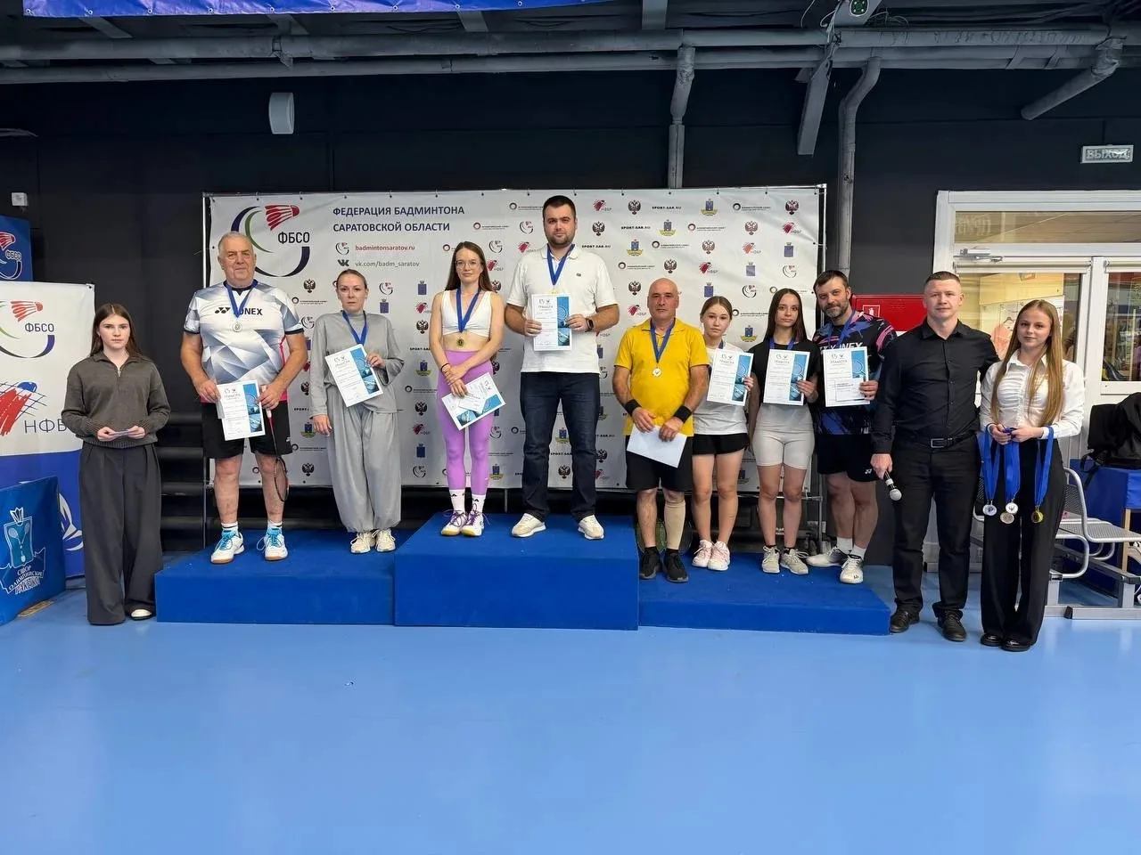 🏸  Заурби Кашироков и Злата Юн из с.Еруслан завоевали 3 место в Открытой любительской ...