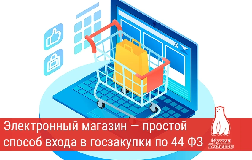 🛒 Электронный магазин — простой способ входа в госзакупки по 44 ФЗ