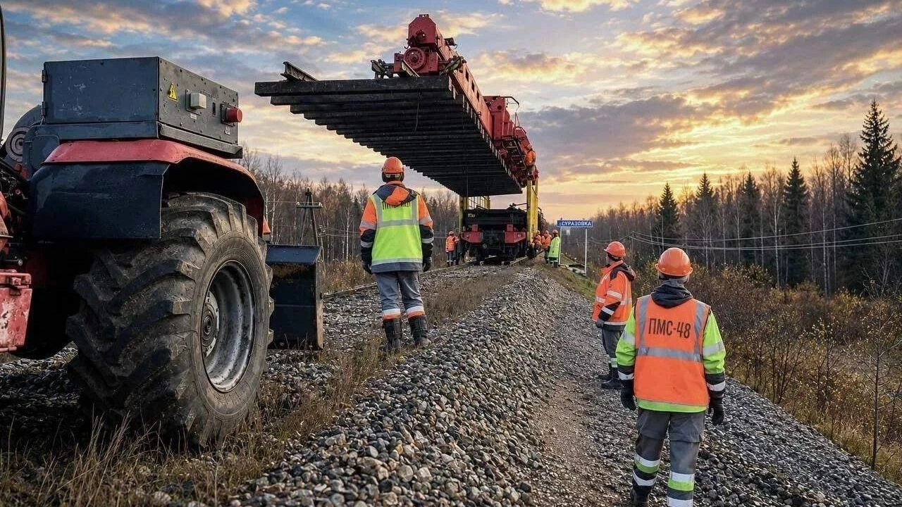 ⛏️ Заканчивается капремонт на ветке Ачинск — Лесосибирск.