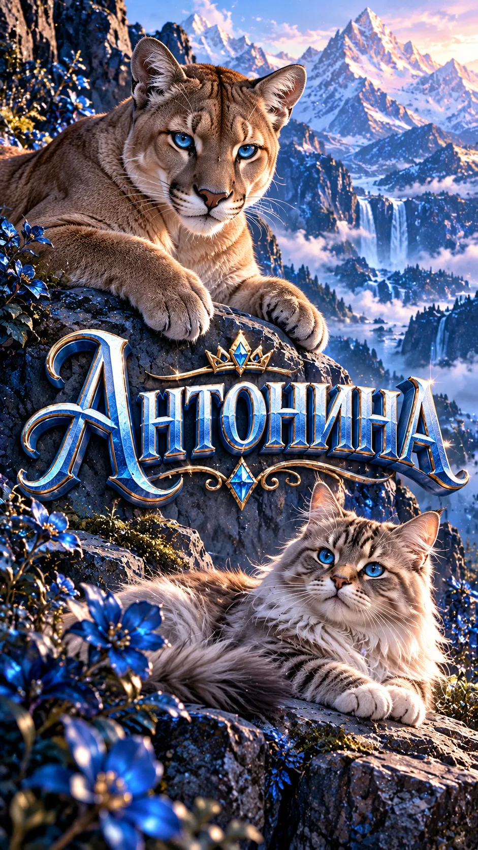 Обои на телефон с именами: Каролина, Оля, Алсу, Полина, Эмма, Милана, Арууке, Юра, Анто...