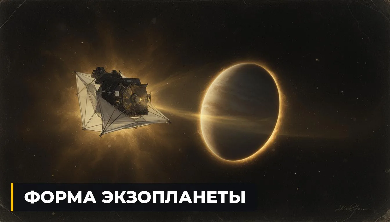 🌌 ЯЙЦЕОБРАЗНЫЙ МИР: «ДЖЕЙМС УЭББ» РАСКРЫЛ ФОРМУ ДАЛЁКОЙ ПЛАНЕТЫ