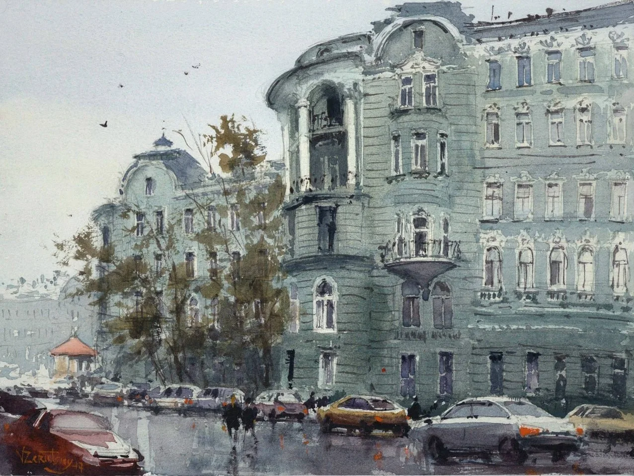Петроградская сторона в красках
