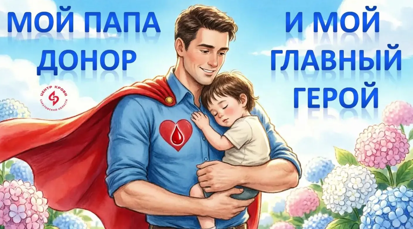 🩸 Мой папа — донор и мой главный герой! Запускаем большой онлайн-флешмоб к Дню отца!