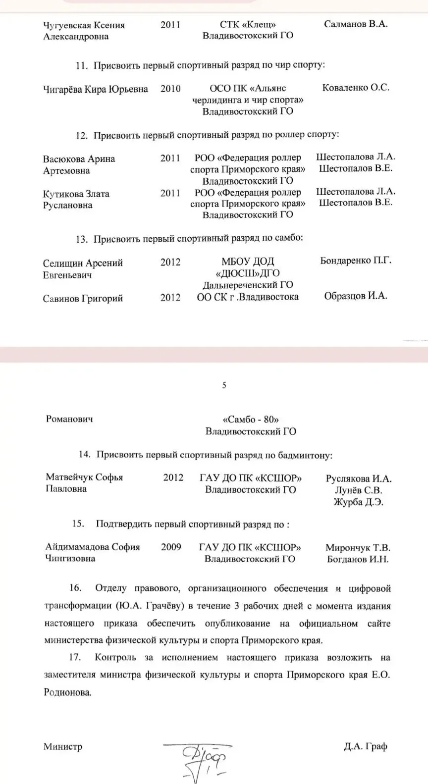 🎉 Поздравляем Арсения с присвоением 1‑го спортивного разряда по самбо!