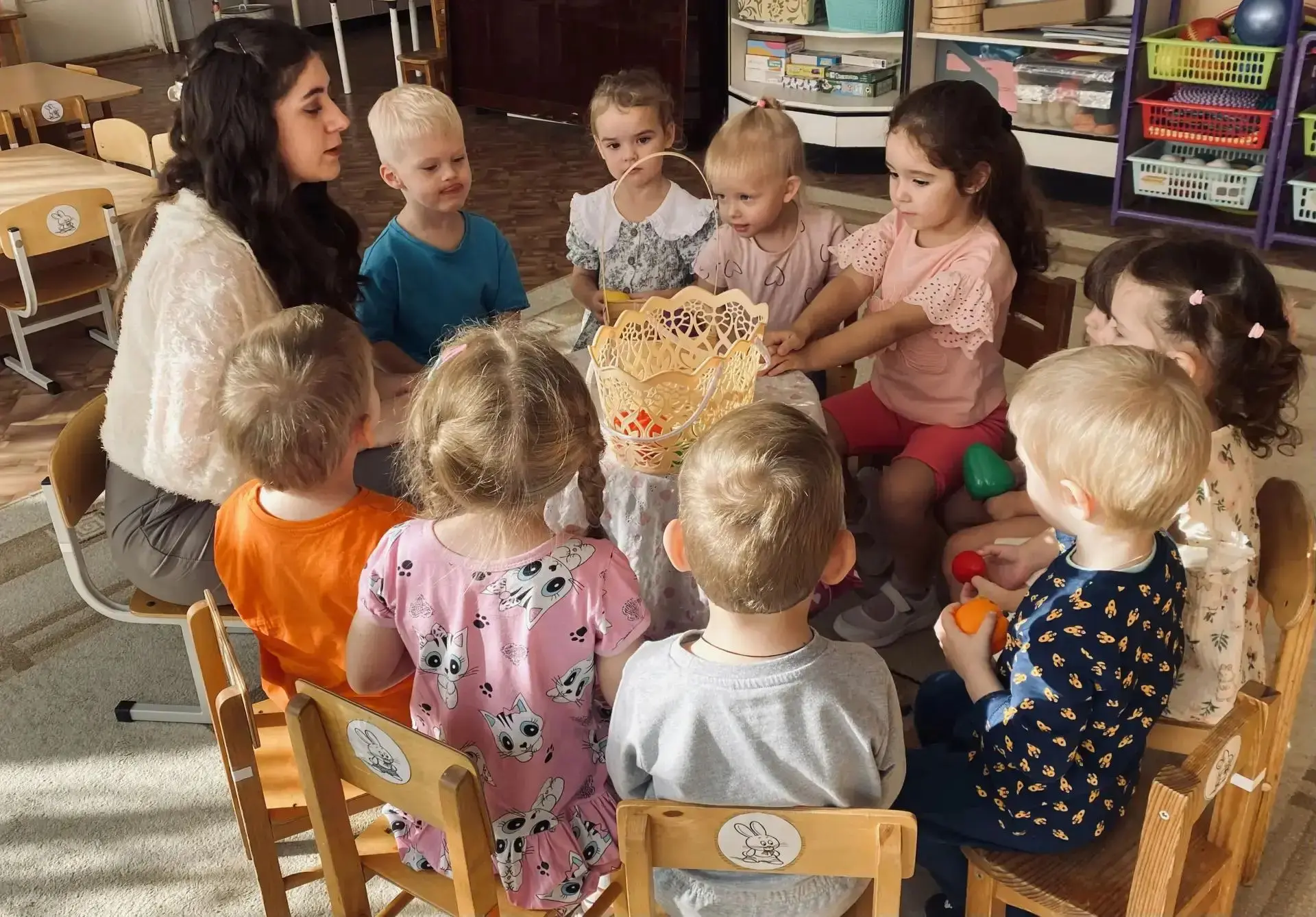 ✨Сегодня во второй младшей группе «Зайчик» прошло занятие в рамках нашего проекта «Добр...