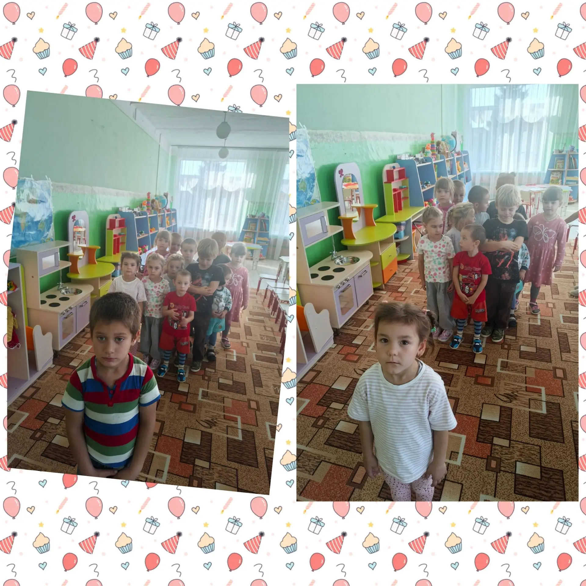 «Найди друга по голосу». Водящий стоит спиной к кругу. Дети идут по кругу и поют песенк...