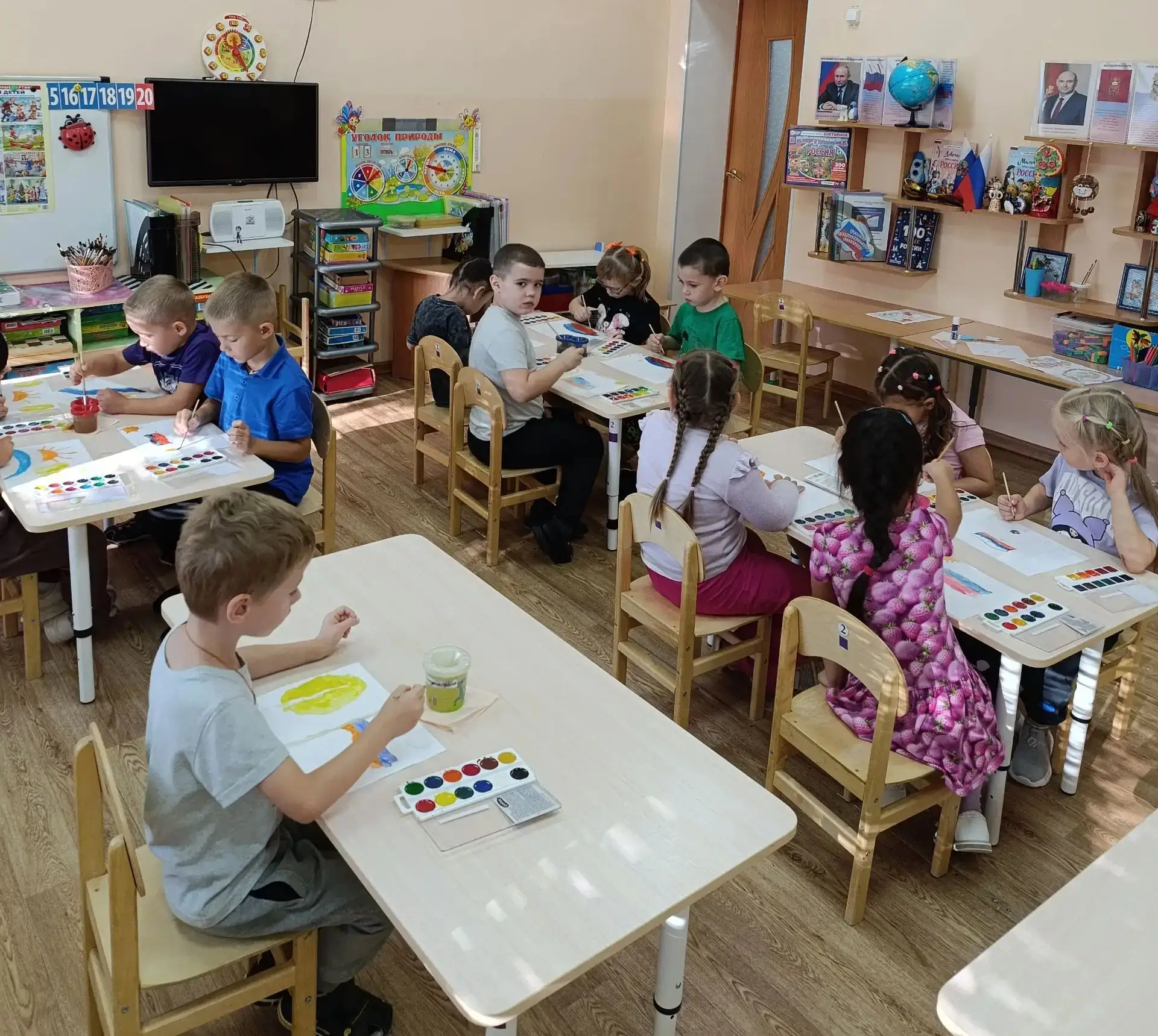 Рисование по замыслу «С чего начинается Родина?» в разновозрастной группе 5-7 лет "Сказ...