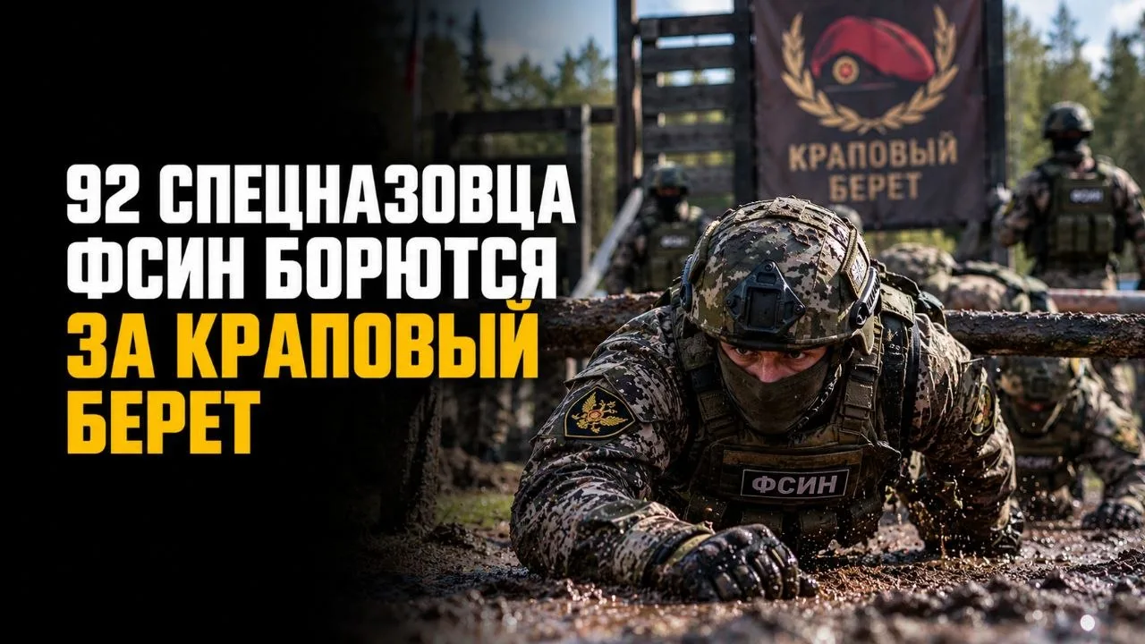 92 СПЕЦНАЗОВЦА ФСИН БОРЮТСЯ ЗА КРАПОВЫЙ БЕРЕТ