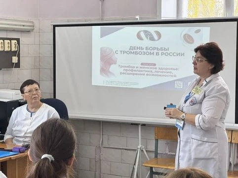 Ординаторы Кировского ГМУ отметили Всемирный день борьбы с тромбозом интеллектуальным с...