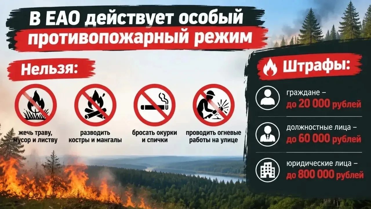 ✅️ С 13 октября в регионе введен особый противопожарный режим. Мера закреплена постанов...