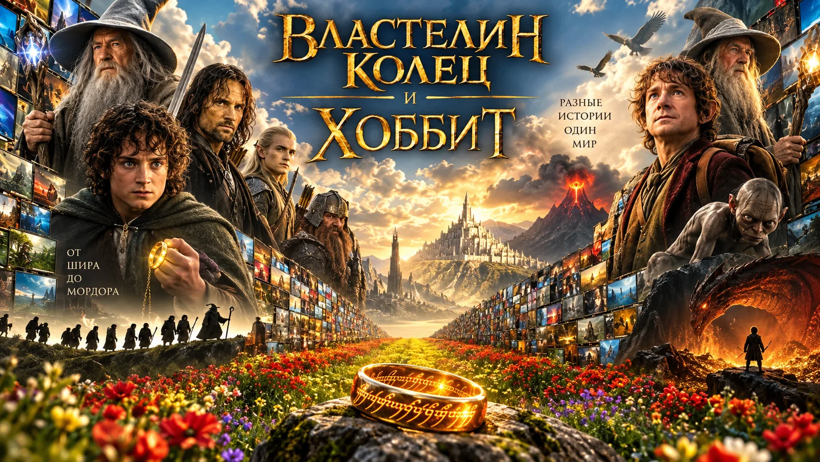 👑«Трилогия «Властелин колец»👑2001 | 💍 «Властелин колец: Братство Кольца»