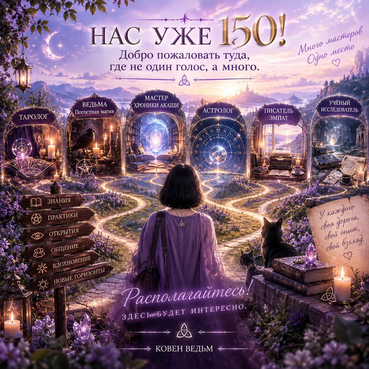 💜 НАС УЖЕ 150!