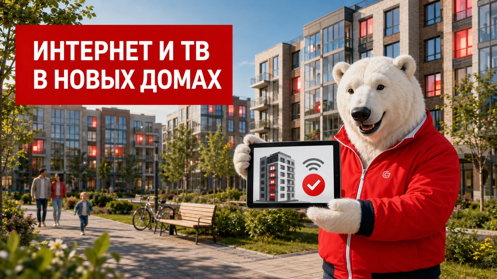 Высокоскоростной интернет и цифровое ТВ от «Русской компании» — в новых домах Тюмени 🏠