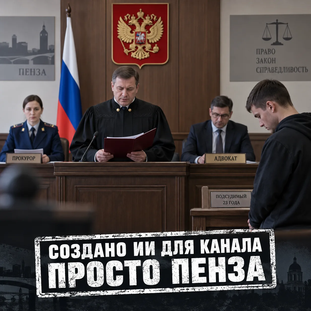В Пензе суд вынес приговор 23‑летнему парню за грабёж.