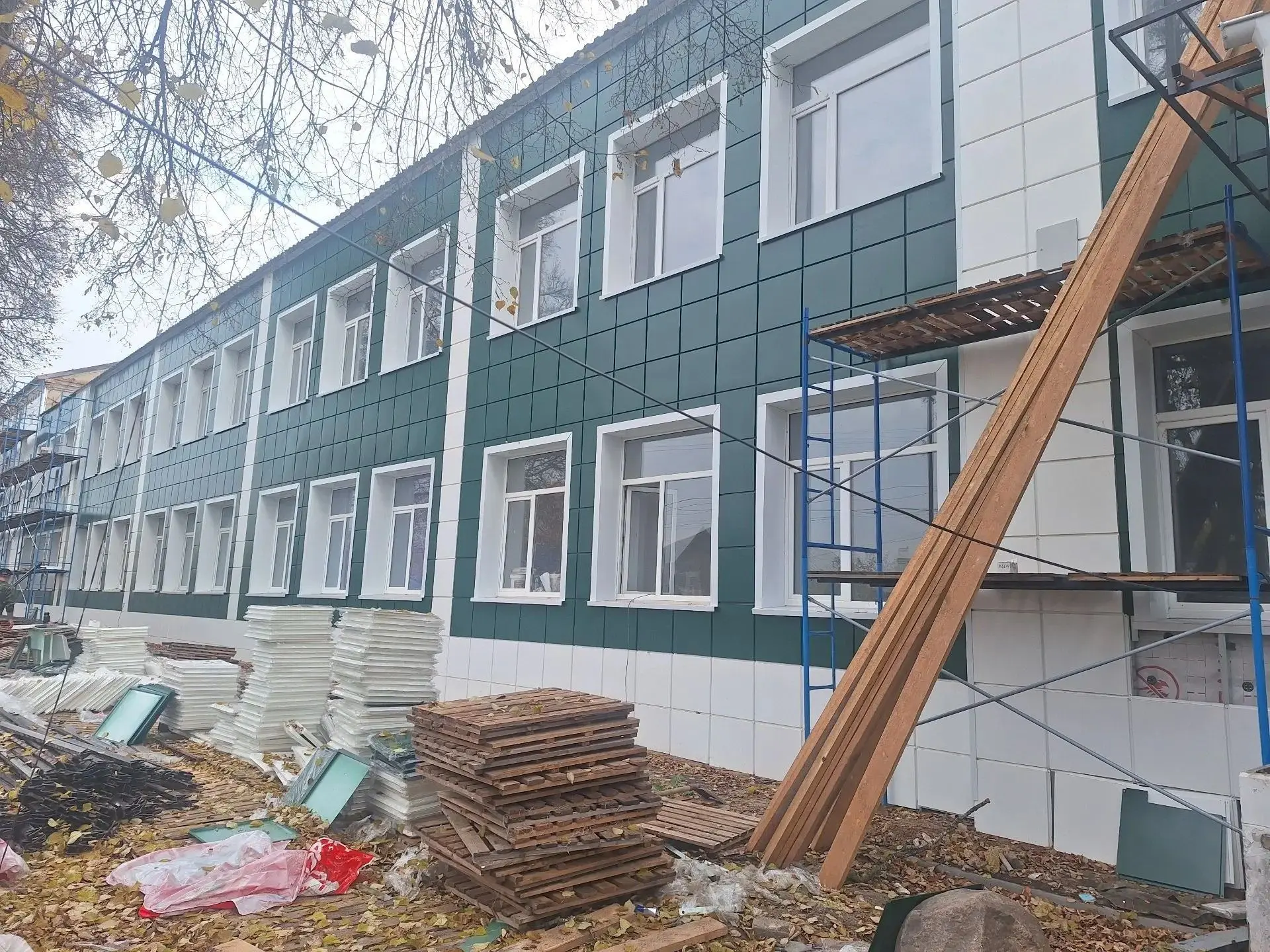 ✅Капитальный ремонт СОШ № 3 в Моршанске вышел на финишную прямую
