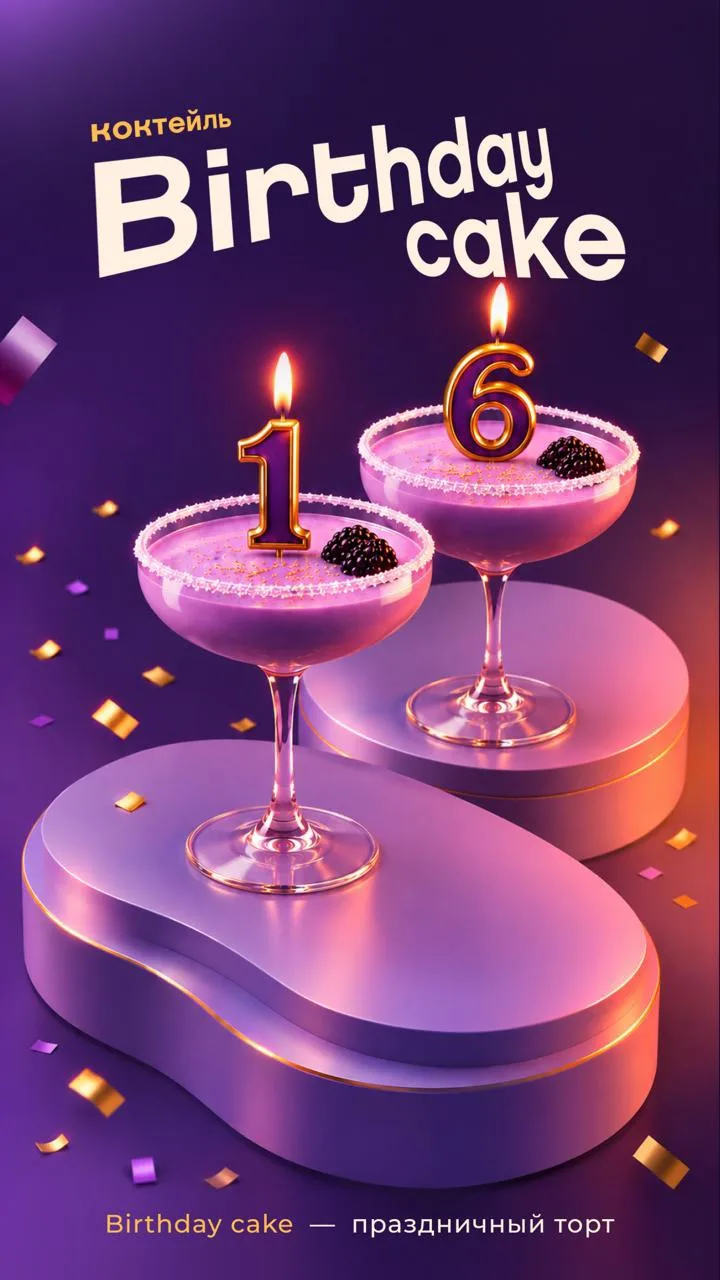 Готовим праздничный коктейль в честь Дня рождения «ВинЛаб» 🎂