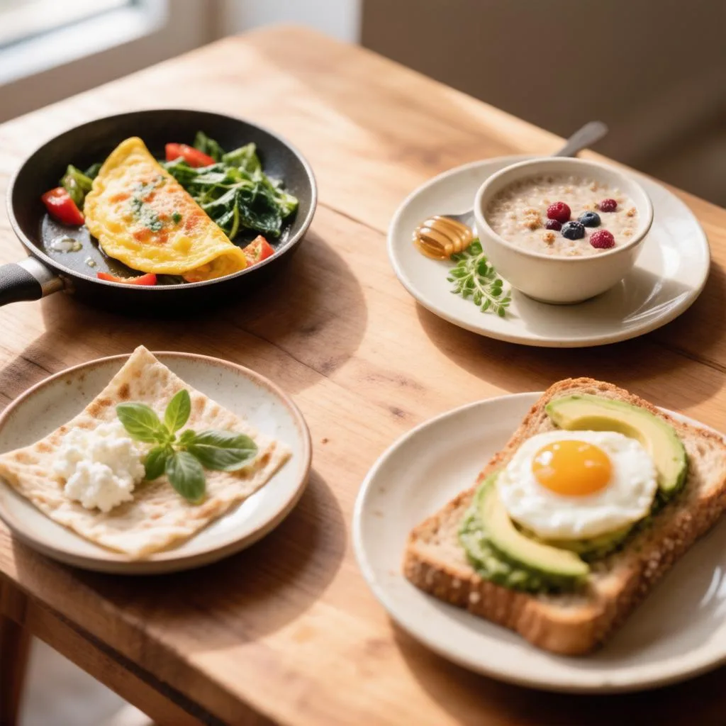 4 ВАРИАНТА ПП-ЗАВТРАКА НА ЛЮБОЙ ВКУС 🍳🥣