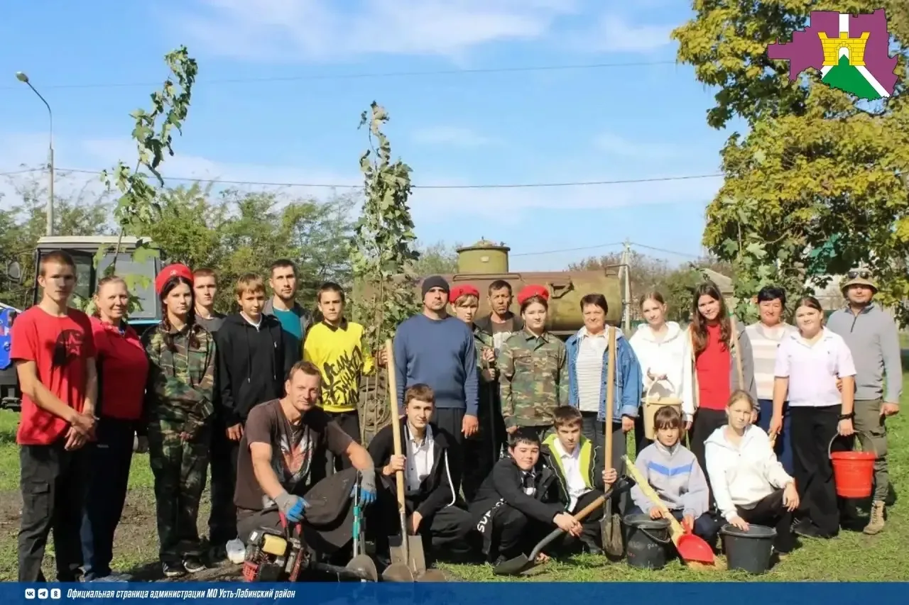🌳В хуторе Болгов появилась Аллея Славы.