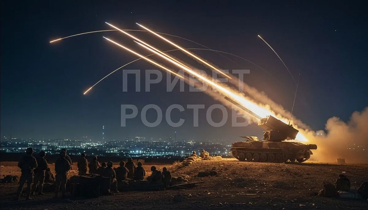 Минувшей ночью в ходе отражения воздушной атаки на Ростовскую область БПЛА уничтожены в...