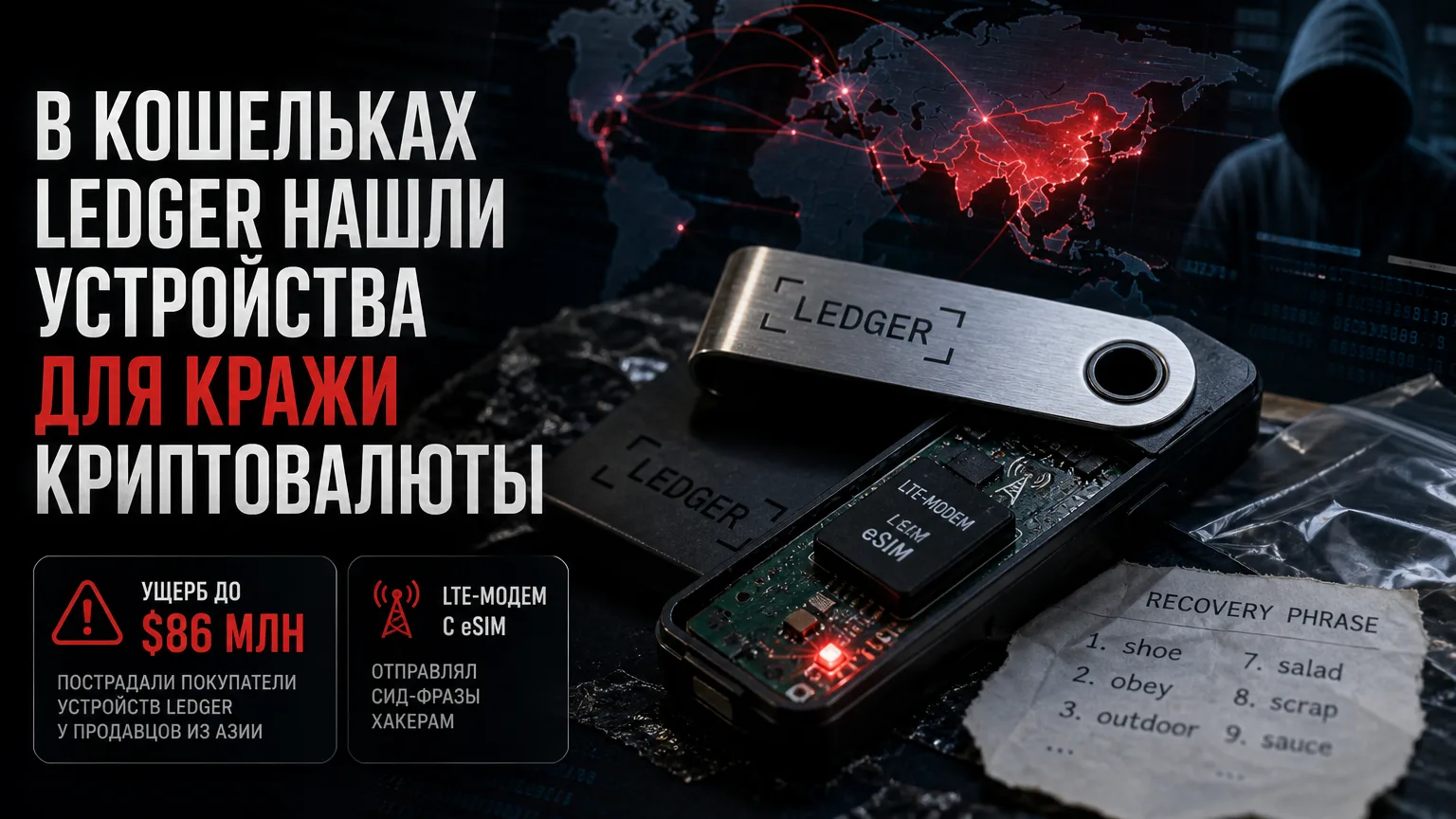 🔐 В кошельках Ledger нашли устройства для кражи криптовалюты