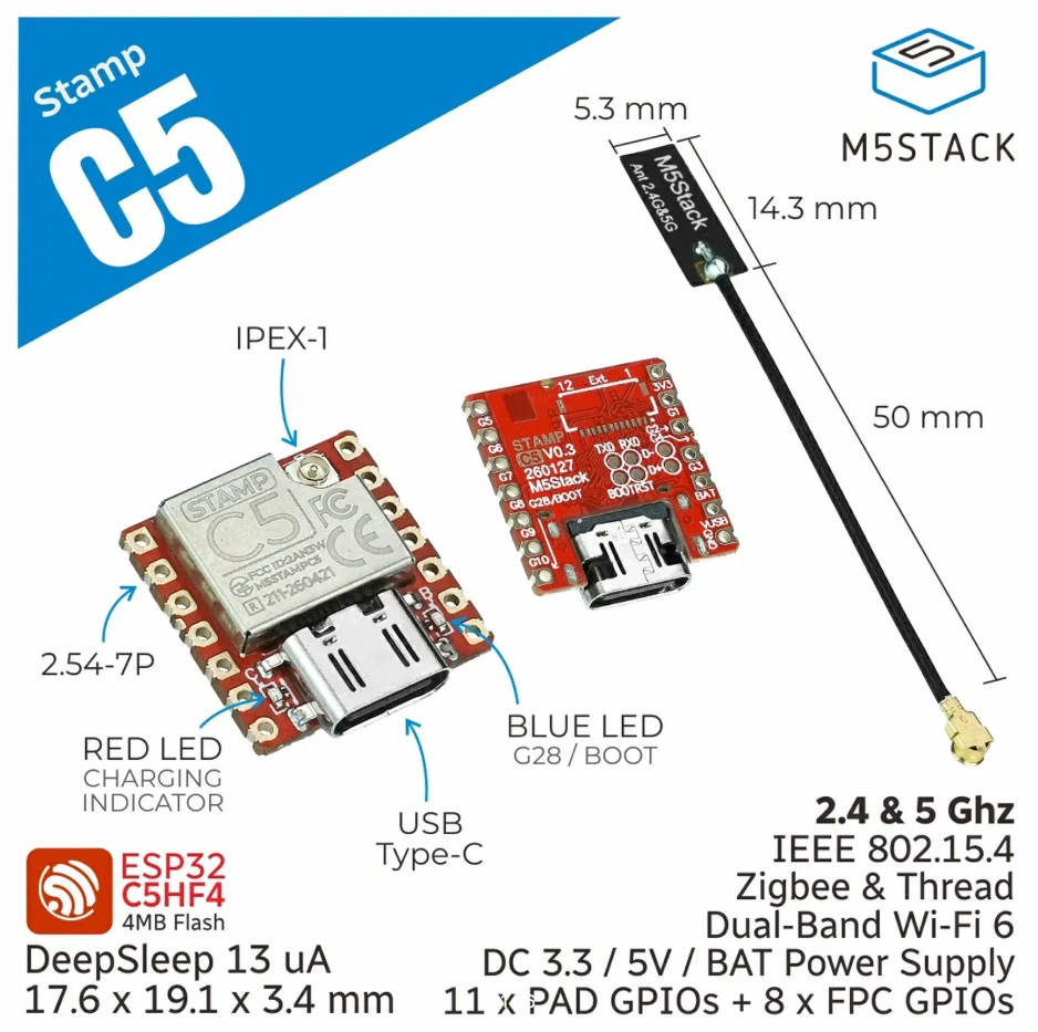 M5StampC5: