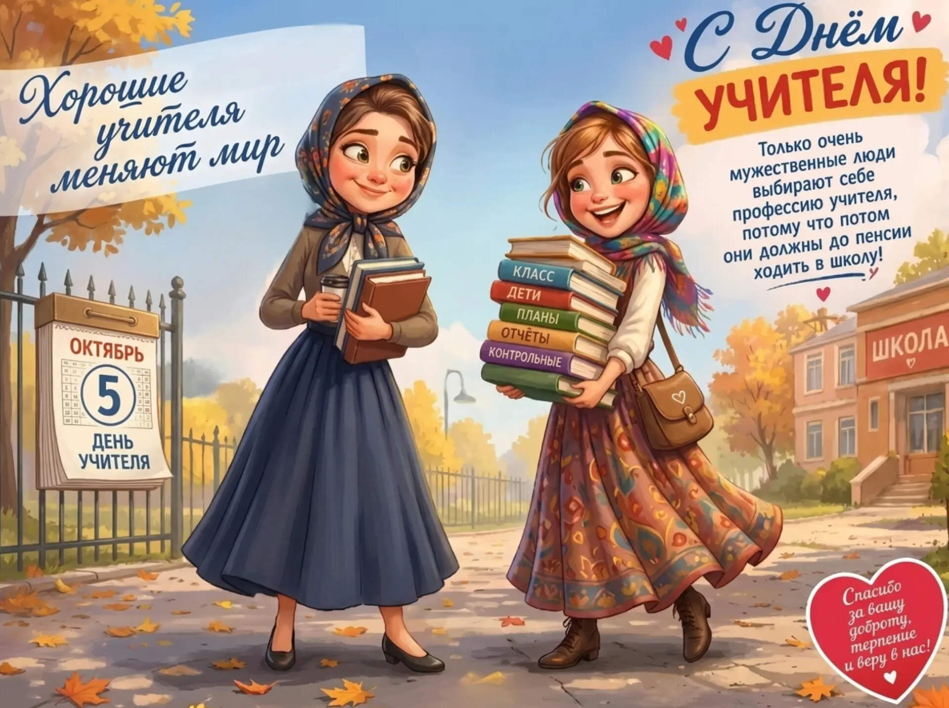 🏫 Уважаемые коллеги! С Днём учителя!