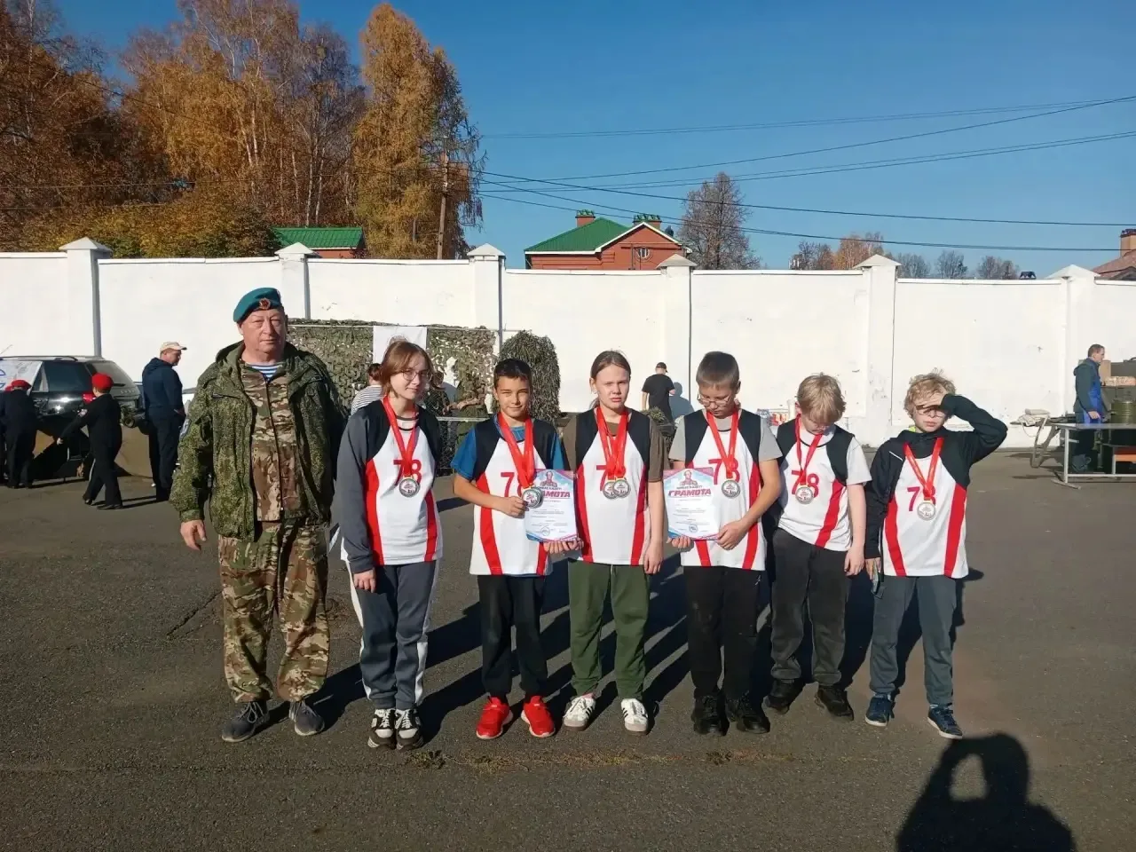 Сегодня 16 октября в Сарапуле кадеты нашей школы снова показали себя с самой наилучшей ...