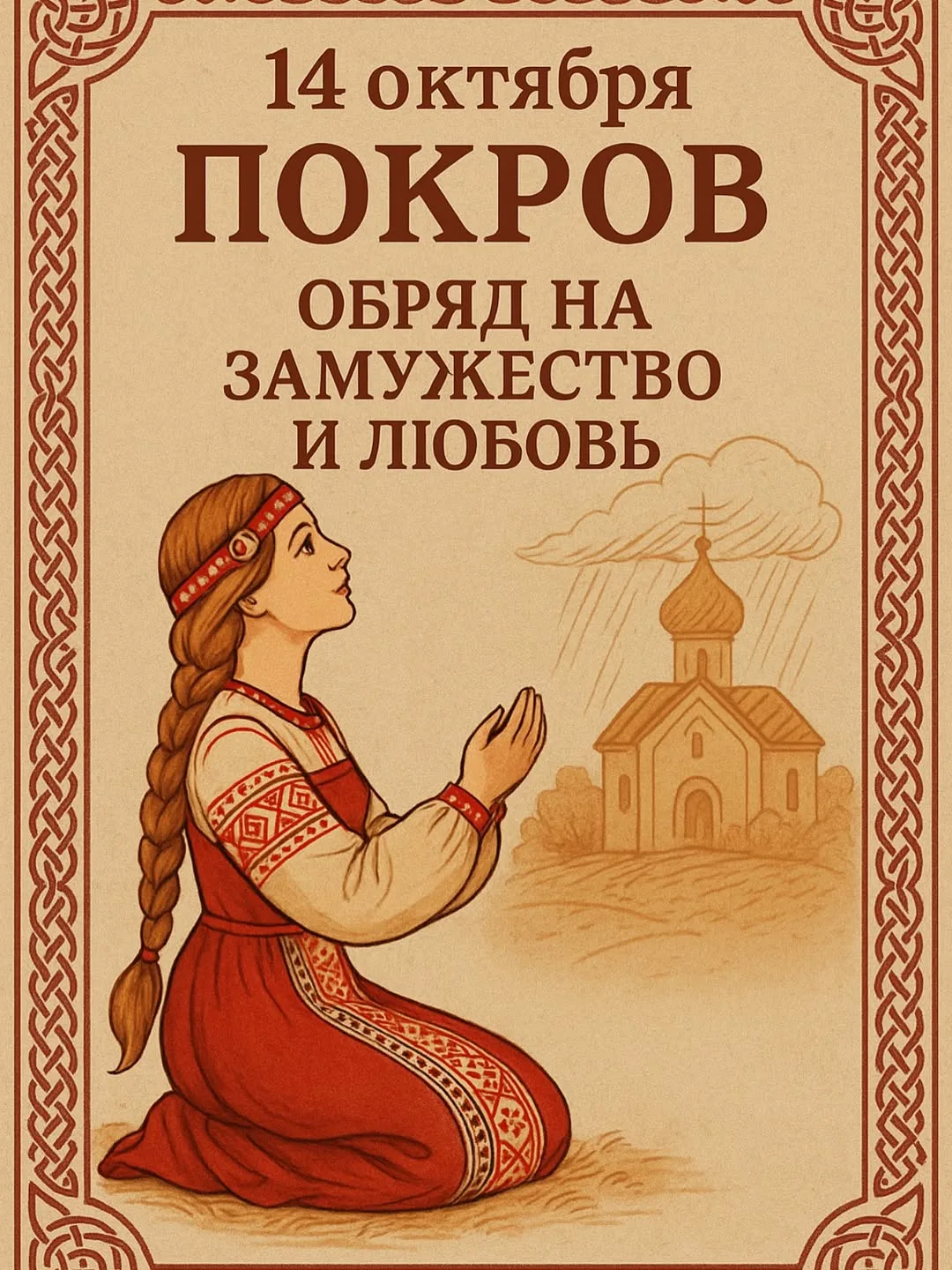 РИТУАЛ-ГАДАНИЕ НА ПОКРОВ: ВЫЙДУ ЛИ Я ЗАМУЖ В ЗАГАДАННОМ ГОДУ? 💍
