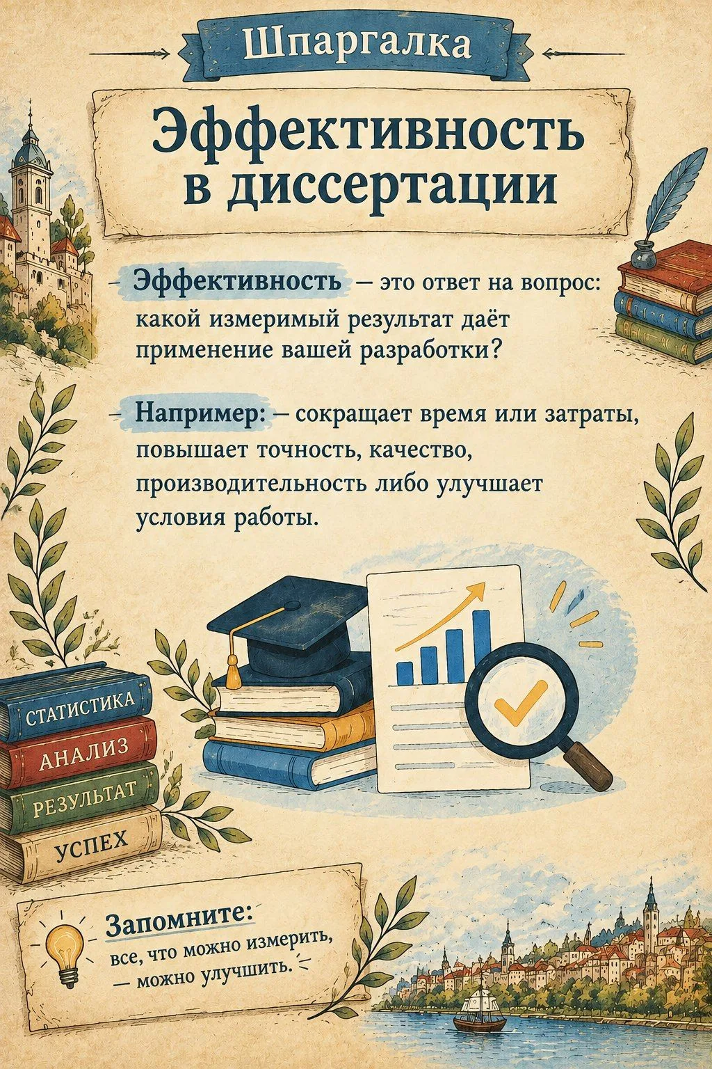 Эффективность в диссертации