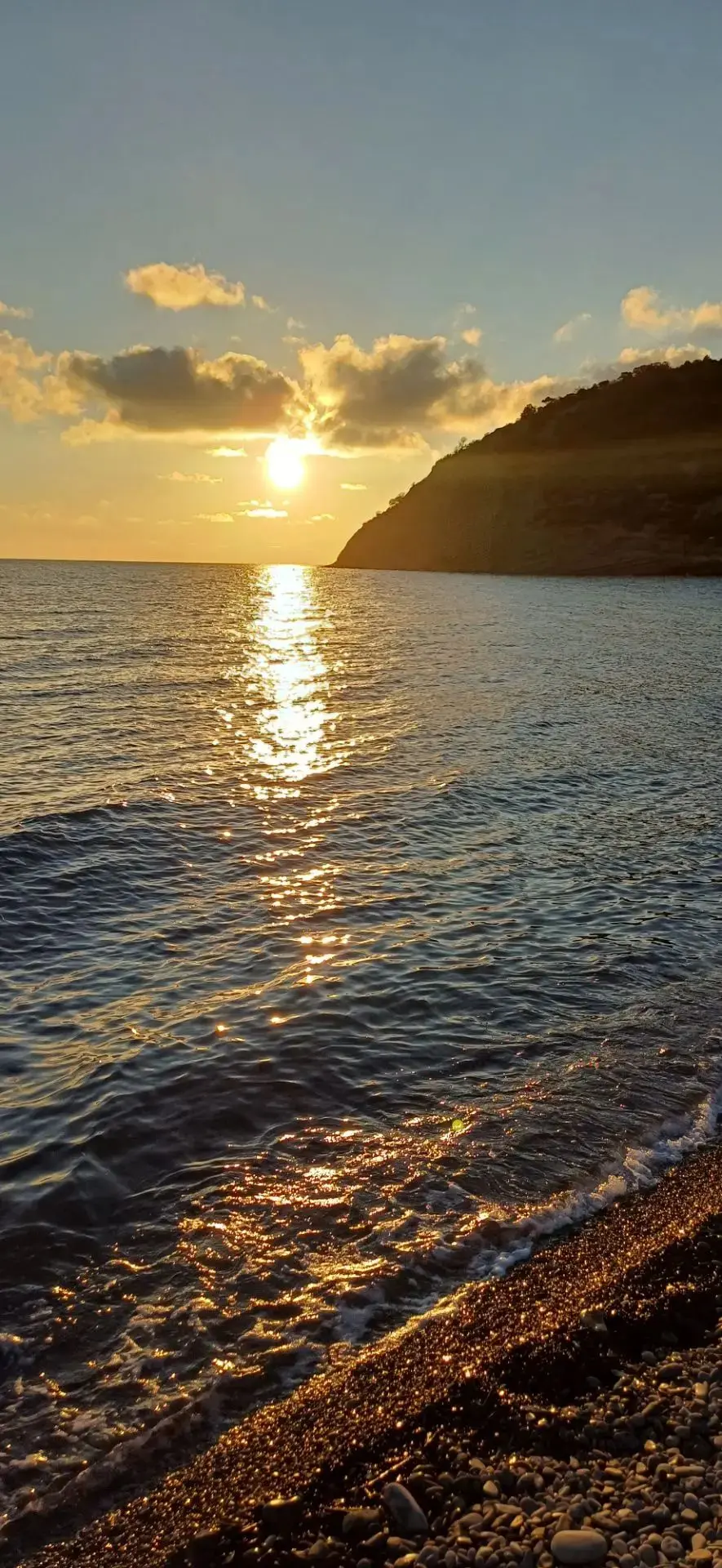 🌅Пляж Дюрсо, такой он Октябрь