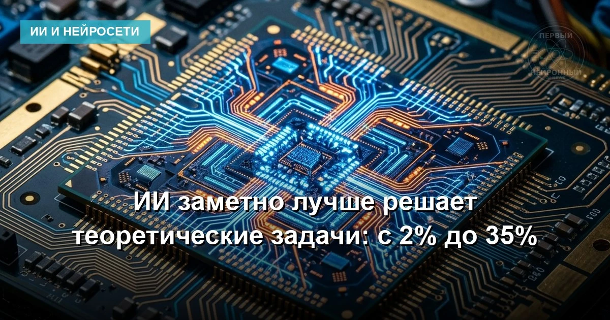 За два года лучшие модели ИИ научились решать теоретические задачи заметно лучше — прим...