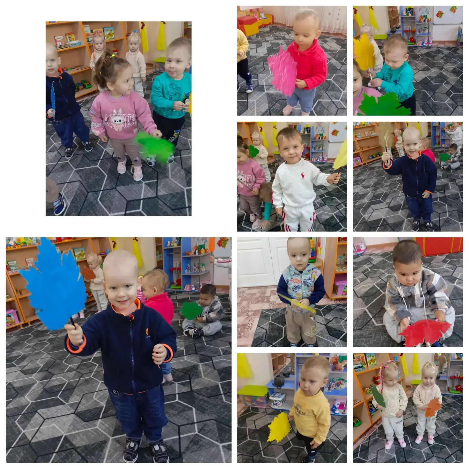 🍁🍂 Осенний листопад в группе "Светлячок"! 🍂🍁