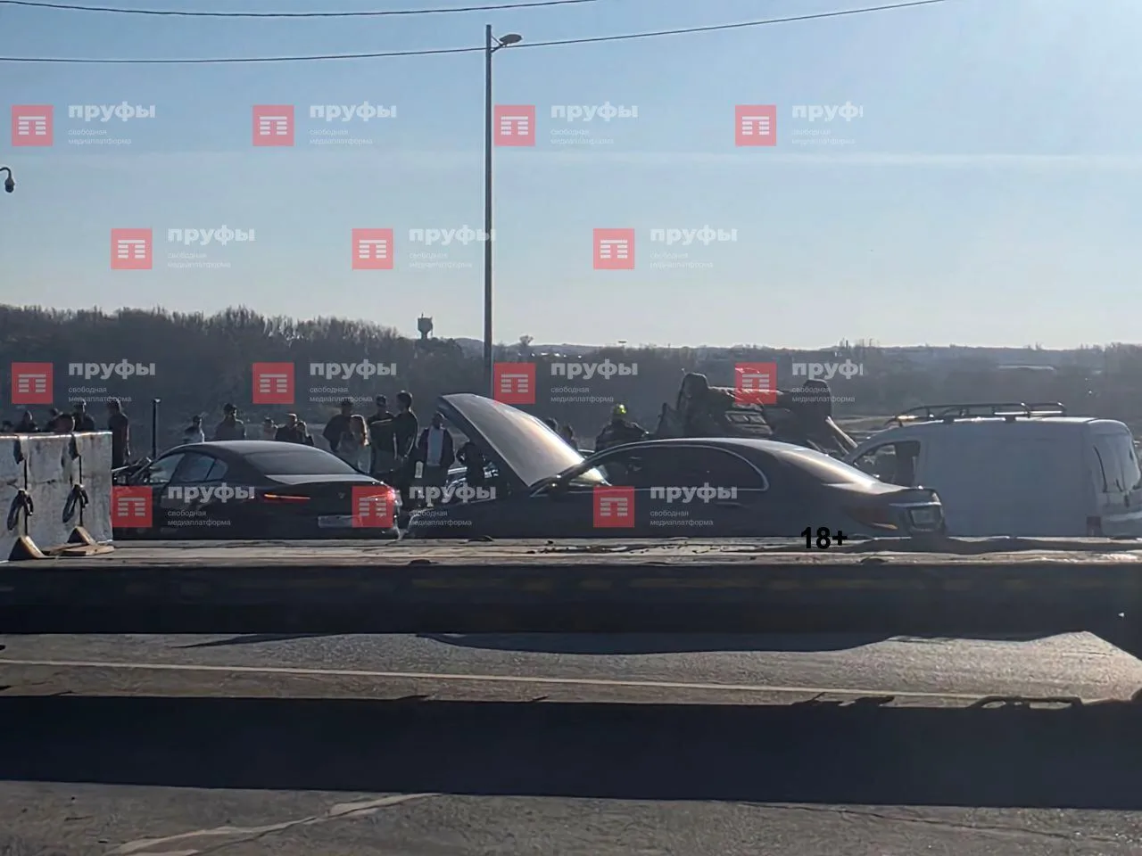 В Уфе рядом с Монументом дружбы произошла страшная авария