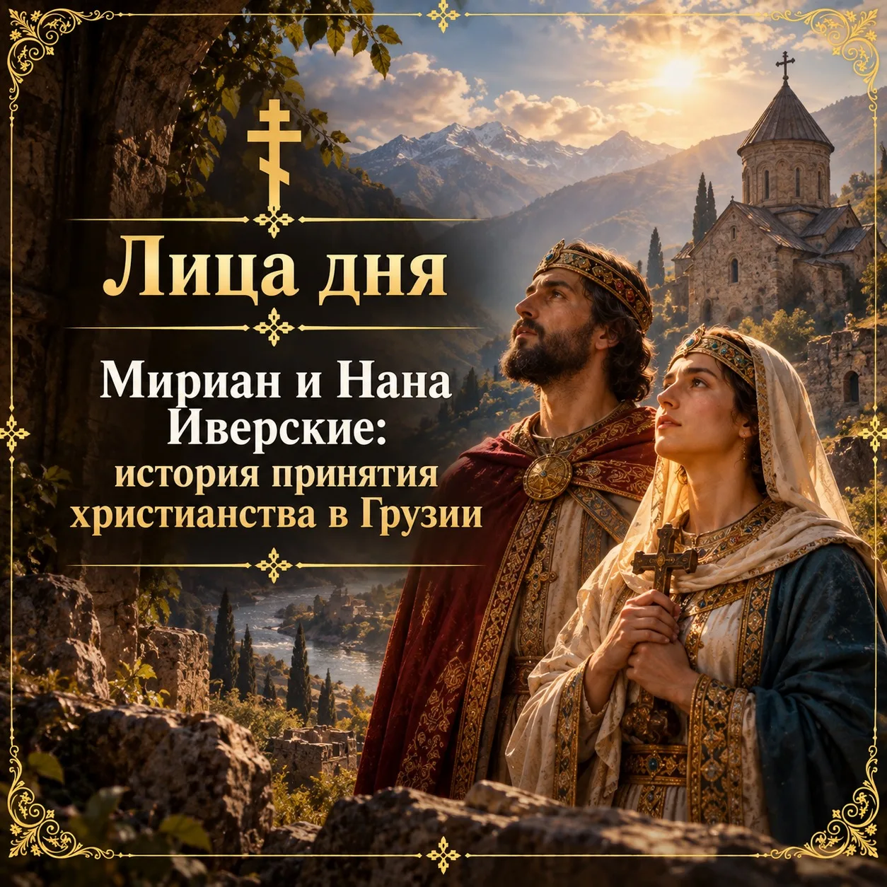 Мириан и Нана Иверские: история принятия христианства в Грузии