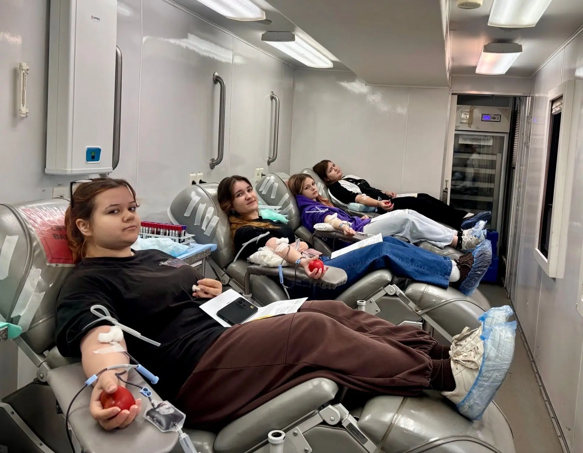 💉144 дозы компонентов крови заготовили в БГУ