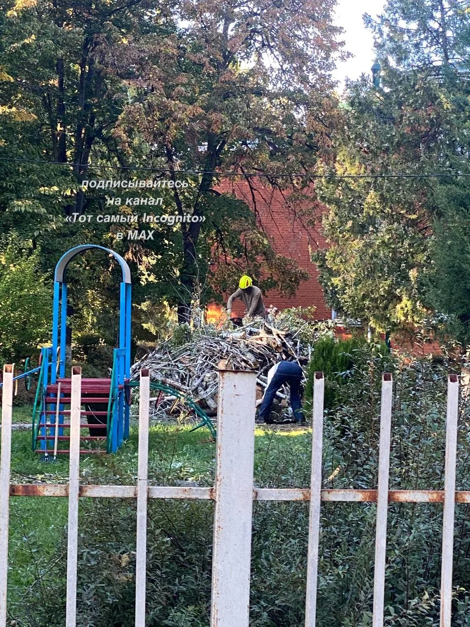 ⚠️Похоже, в Майкопе решили всерьёз взяться за безопасность на территориях детских садов.