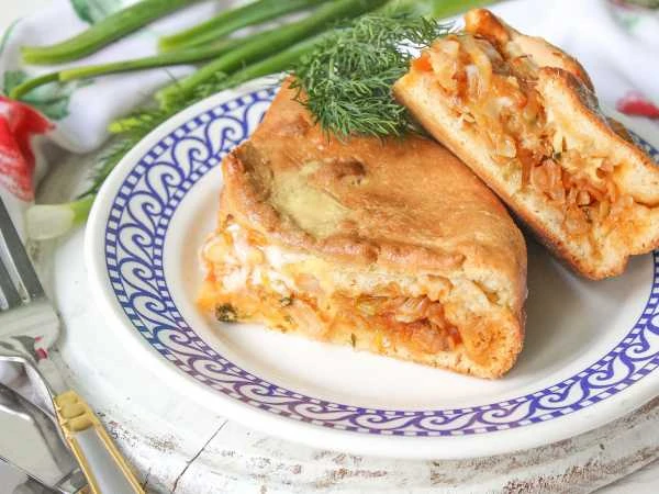 Пирог с капустой на скорую руку🔥