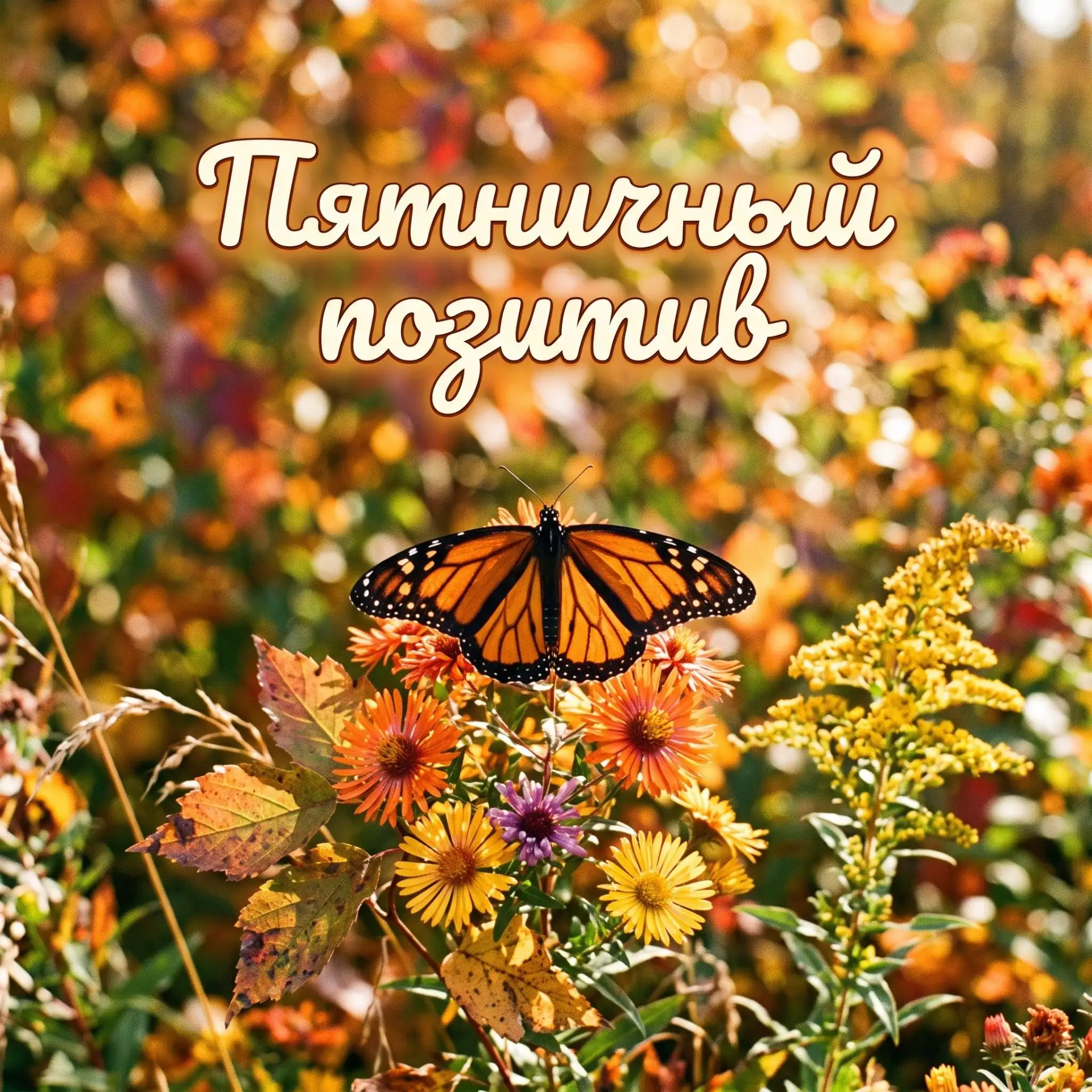 🦋 Пятничный позитив: осеннее чудо в группе «Радуга»!