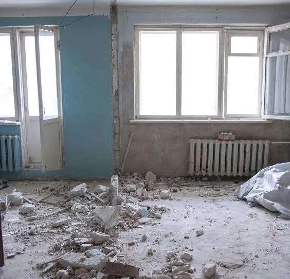 — Да все так живут, что вы паритесь. Ну подумаешь, соединили кухню с комнатой, санузел ...